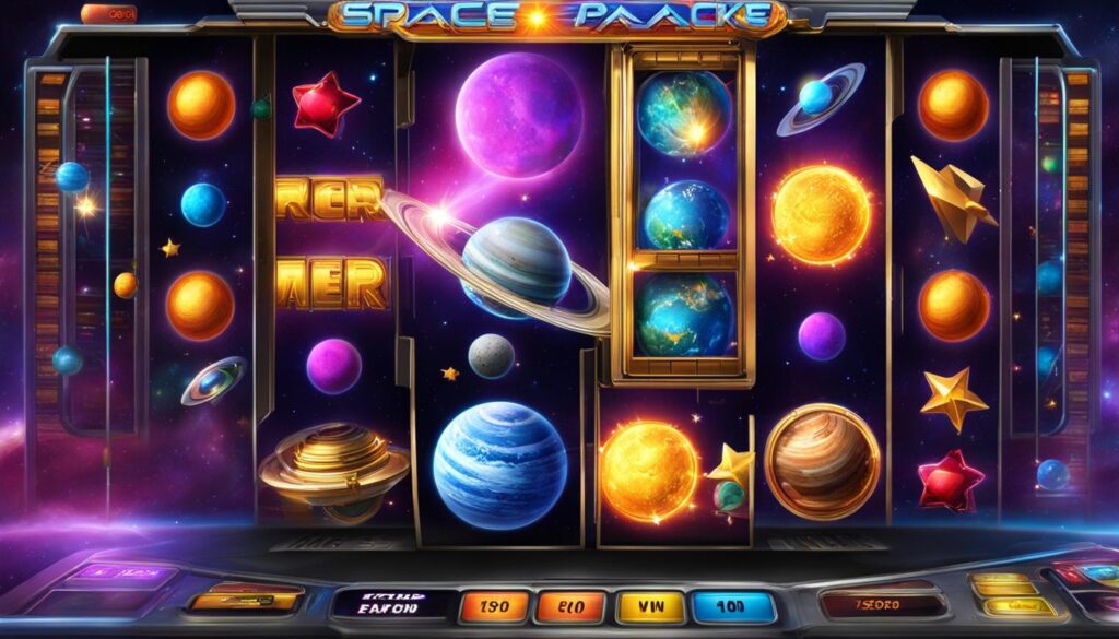Slot dengan tema luar angkasa