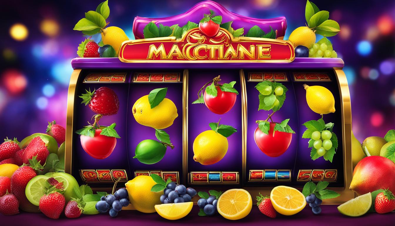 Slot dengan tema mesin buah